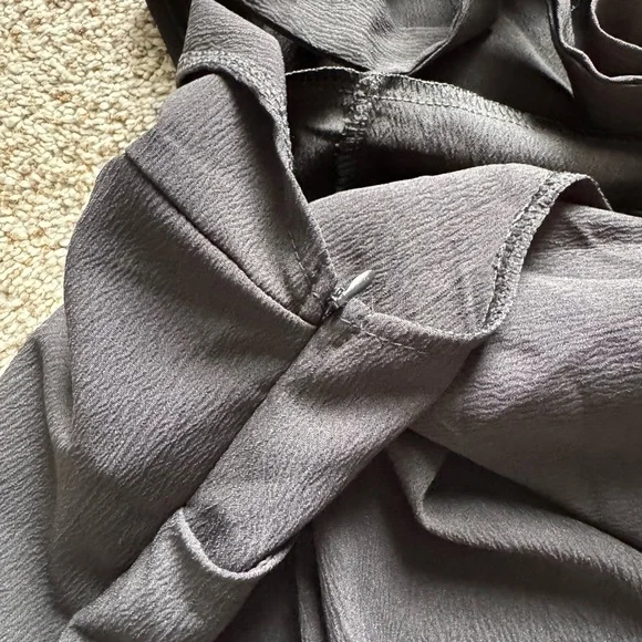 Amazon Black Wide-Leg Jumpsuit with Cross-Back Straps - Picture 6 of 6